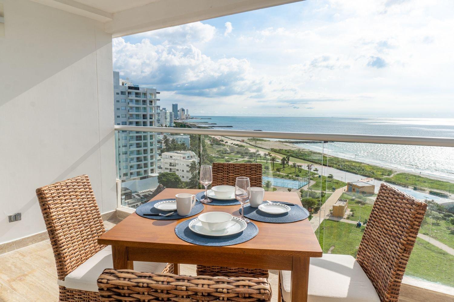 Cb1204 | Minimalista Frente Al Mar Y Atardeceres